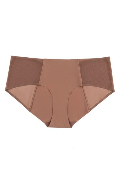 Uwila Warrior Happy Seams Mesh-inset Briefs In Toffee