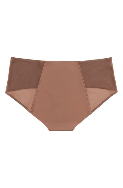 Uwila Warrior Happy Seams Mesh-inset Briefs In Toffee