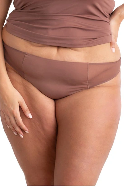 Uwila Warrior Vip Lace Trim Thong In Toffee