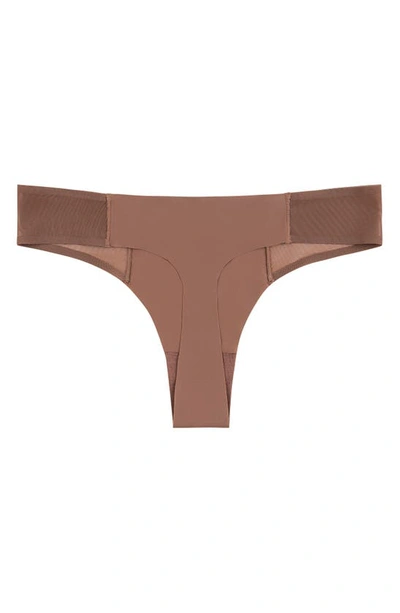 Uwila Warrior Vip Lace Trim Thong In Toffee