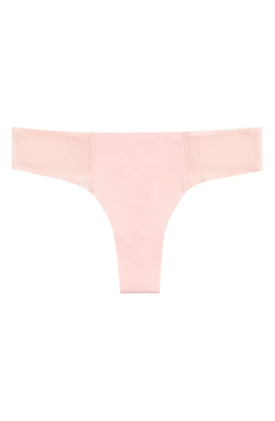 Uwila Warrior Vip Mesh Thong In Rose Quartz