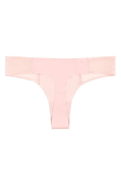 Uwila Warrior Vip Mesh Thong In Rose Quartz