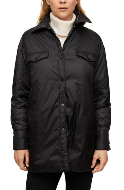 Mango Carrot Quilted Jacket, Black, L