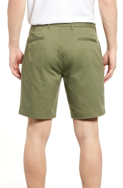 Shop Nordstrom Coolmax® Stretch Chino Shorts In Green Sorrel