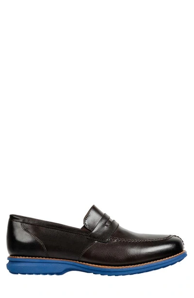 Shop Sandro Moscoloni Moc Toe Penny Loafer In Brown