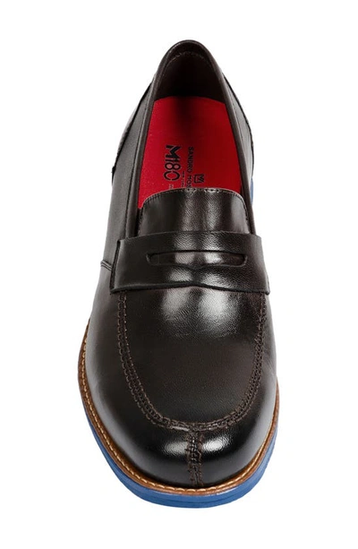 Shop Sandro Moscoloni Moc Toe Penny Loafer In Brown