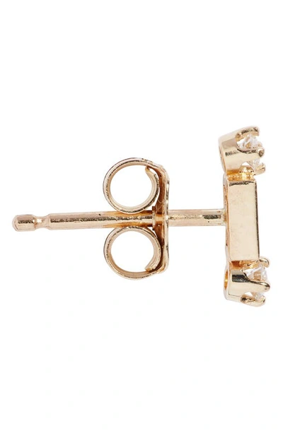 Zoë Chicco Single Diamond Stud Earring In 14k Yellow Gold