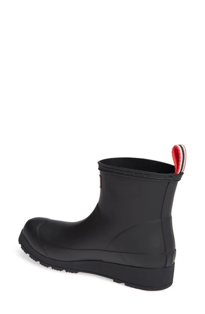 Hunter Women's Original Short Play Wedge Rain Boots In Black