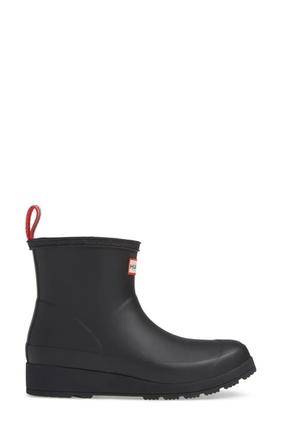 Hunter Women's Original Short Play Wedge Rain Boots In Black