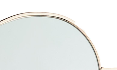 Shop Chloé 59mm Gradient Heart Shape Sunglasses In Gold/blue