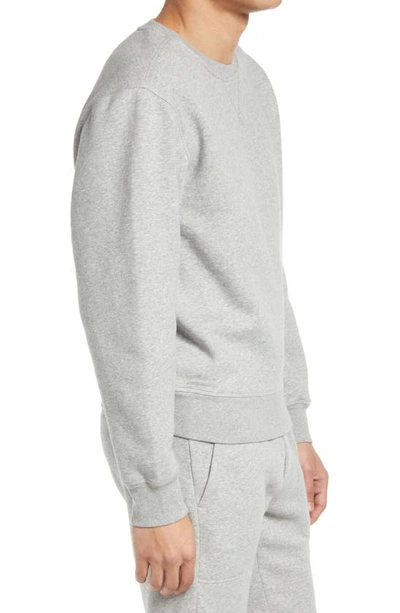 Shop Ugg Topher Crewneck Sweatshirt In Grey Heather