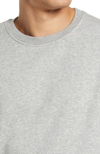 Shop Ugg Topher Crewneck Sweatshirt In Grey Heather