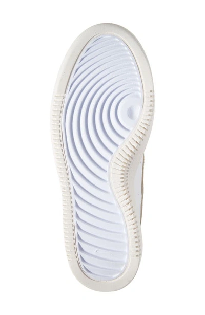 Shop Nike Court Vision Alta Platform Sneaker In White/ Brown/ Bone/ Sail