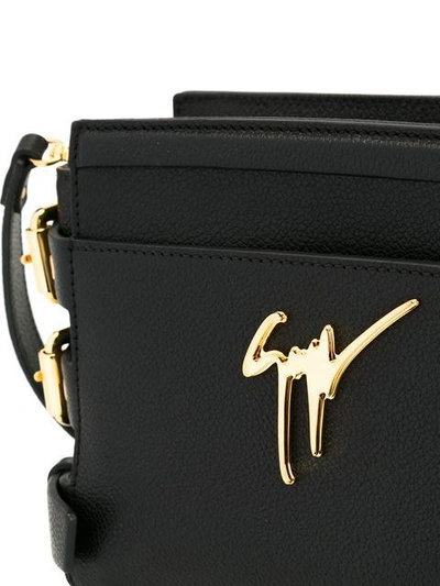 Shop Giuseppe Zanotti Mini 'g#17' Crossbody Bag