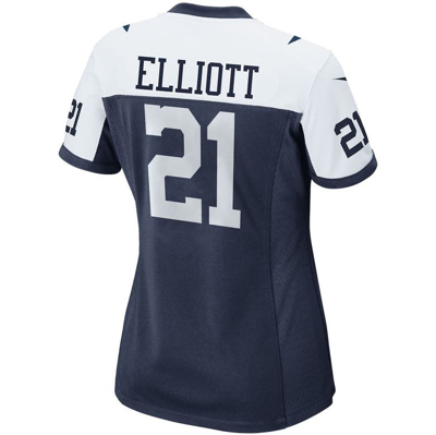 Shop Nike Ezekiel Elliott Navy Dallas Cowboys Alternate Game Team Jersey