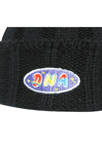Shop Bts Themed Merch Dna Chunky Knit Beanie In Black