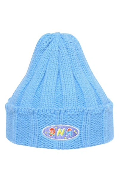 Shop Bts Themed Merch Dna Chunky Knit Beanie In Blue
