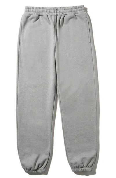 Shop Bts Themed Merch Gender Inclusive Boy With Luv Sweatpants In Medium Grey