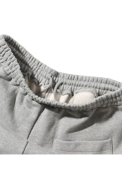 Shop Bts Themed Merch Gender Inclusive Boy With Luv Sweatpants In Medium Grey