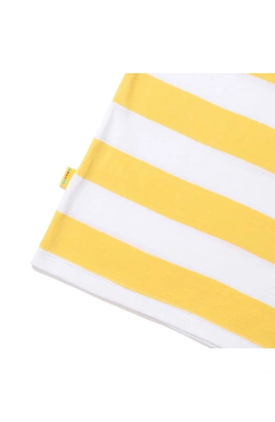 Shop Bts Themed Merch Gender Inclusive Butter Striped Short Sleeve T-shirt In Multi Color