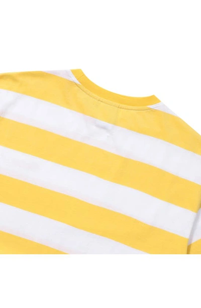 Shop Bts Themed Merch Gender Inclusive Butter Striped Short Sleeve T-shirt In Multi Color