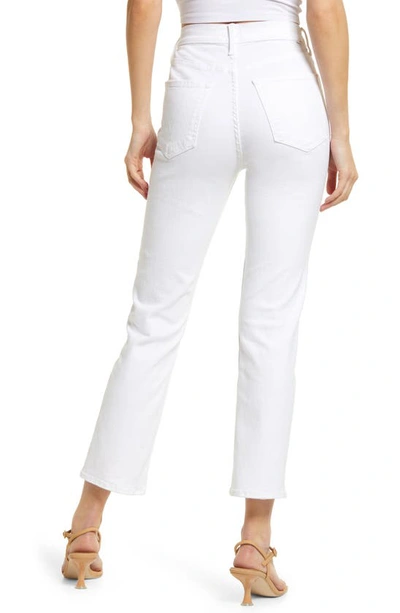 Shop Mother The Rider High Waist Straight Leg Jeans In Fairest Of Them All