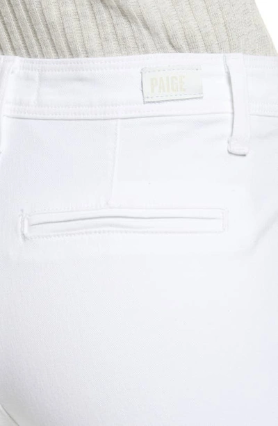 Shop Paige Leenah High Waist Wide Leg Jeans In Crisp White