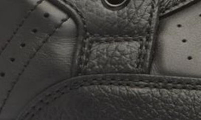 Shop Saint Laurent S/61 Grained Leather Low Top Sneaker In Nero