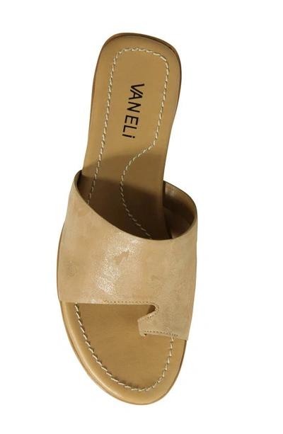 Shop Vaneli Tallis Slide Sandal In Natural