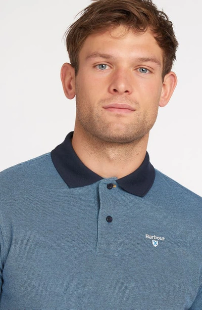 Shop Barbour Sports Cotton Polo In Navy