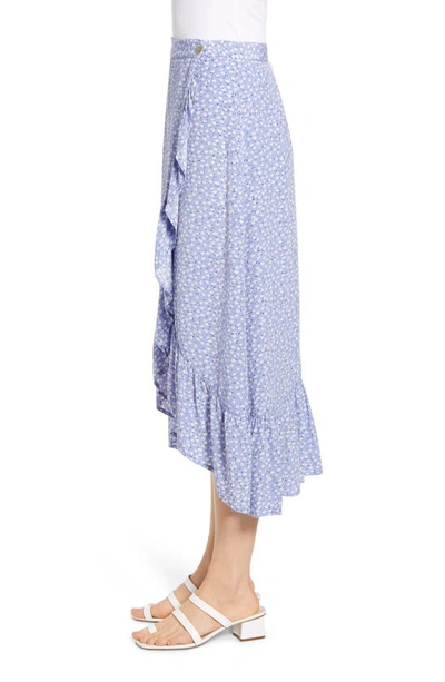 Shop Rails Nova Daisy Ruffle Skirt In Sky Blue Daisies