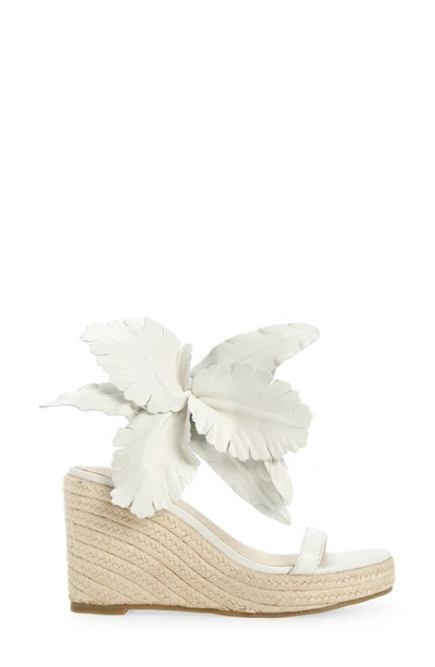Shop Cecelia New York Lily Platform Wedge Sandal In Alabaster Nj