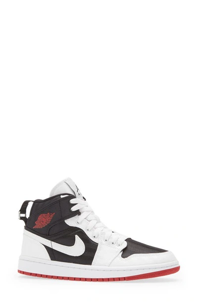 Shop Jordan Air  1 Mid Se Utility Sneaker In Black/ White/ Gym Red