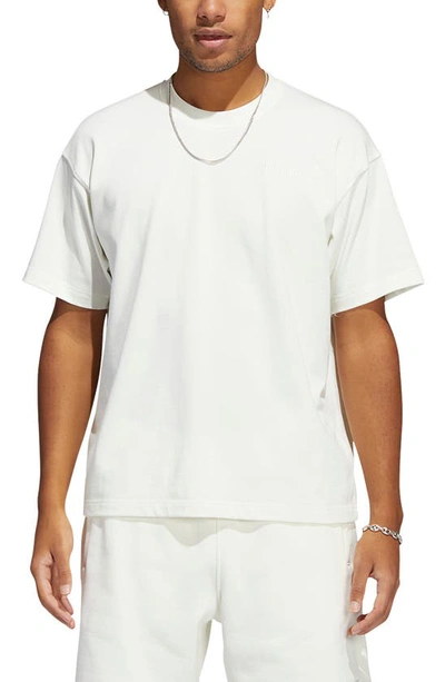Shop Adidas Originals X Pharrell Williams Unisex T-shirt In Off White