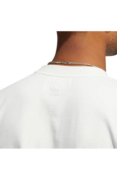 Shop Adidas Originals X Pharrell Williams Unisex T-shirt In Off White