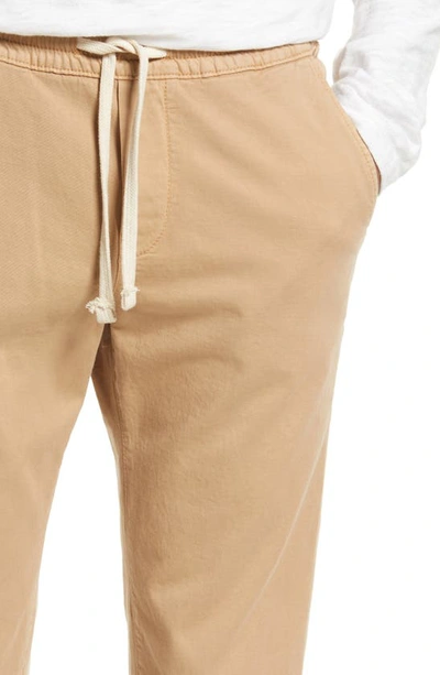 Marine Layer Slim Fit Saturday Pants In Khaki