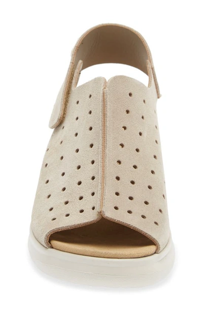 Shop On Foot Wedge Slingback Sandal (women In Taupe Suede