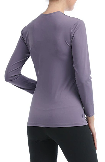 Shop Kimi And Kai Essential Active Maternity/nursing Top In Lavender