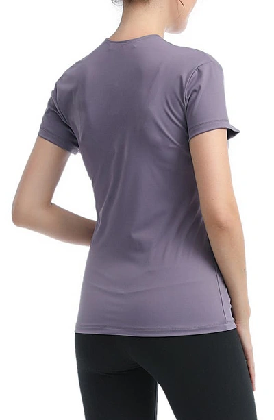 Kimi And Kai Essential Maternity/nursing Top In Lavender