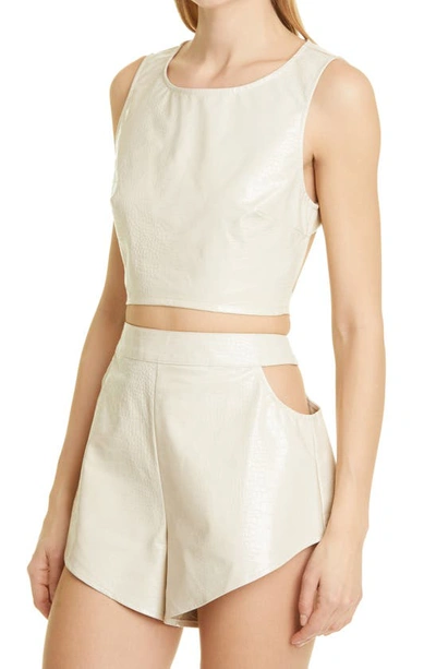 By.dyln River Crop Top In Cream