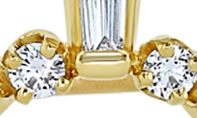 Zoë Chicco Diamond Baguette Arch Ring In 14k Yg