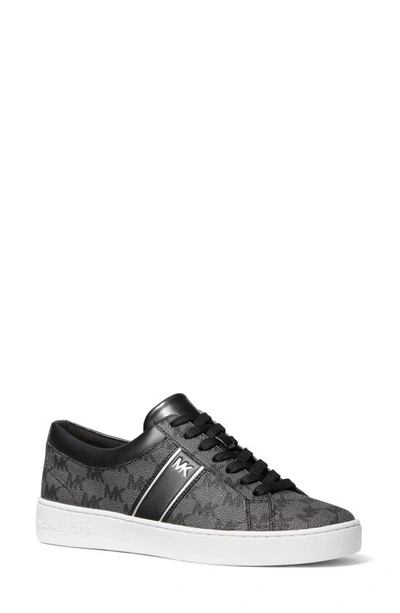 Shop Michael Michael Kors Lace-up Fashion Sneaker In Black