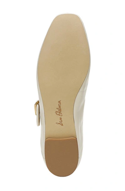 Shop Sam Edelman Michaela Mary Jane Flat In Modern Ivory