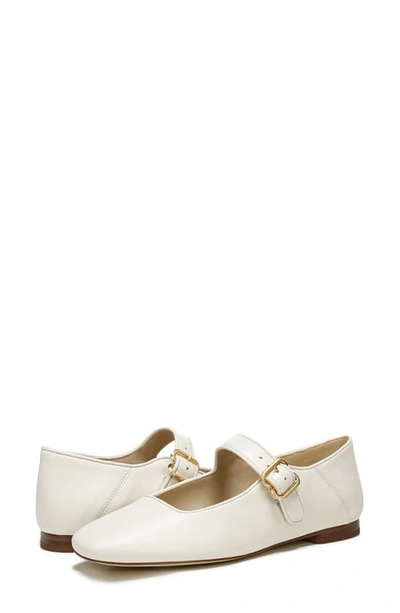 Shop Sam Edelman Michaela Mary Jane Flat In Modern Ivory