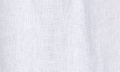 Shop Brunello Cucinelli Loose Fit White Linen Button-up Shirt In C159-white