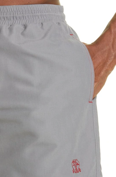 Brunello Cucinelli Swim Trunks In Light Grey