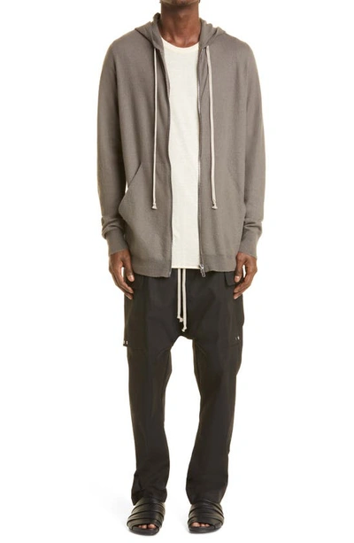 Shop Rick Owens Stretch Cotton Cargo Pants In Black