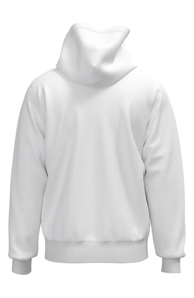 Shop Diesel Logo Graphic Cotton Hoodie In White