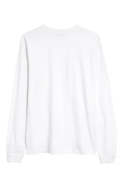Shop John Elliott University Long Sleeve Cotton T-shirt In White