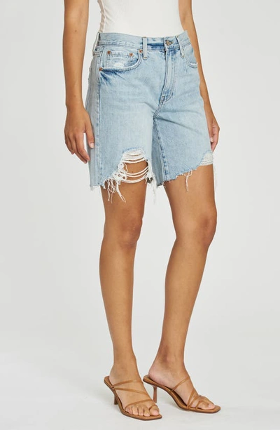 Shop Pistola Kelly Distressed Denim Shorts In Nelson